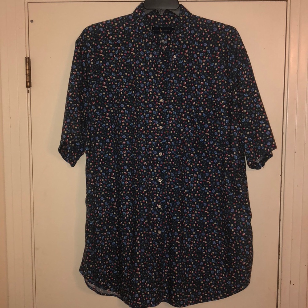 RALPH LAUREN 3XLT short sleeve button up